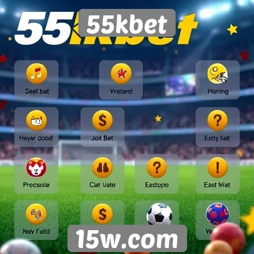 Funcionalidades exclusivas da plataforma 55kbet